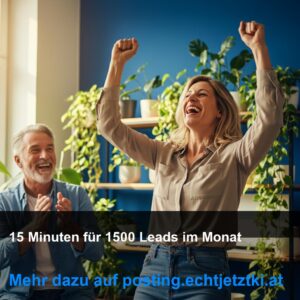 15 Minuten für 1500 Leads im Monat