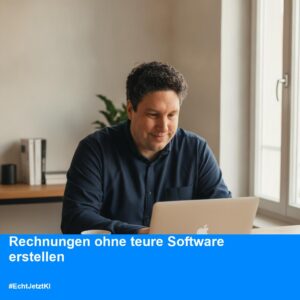 Rechnungen mit KI in 10 Minuten fehlerfrei schreiben